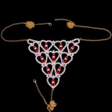 Load image into Gallery viewer, Heart Rhinestone Body Jewelry
